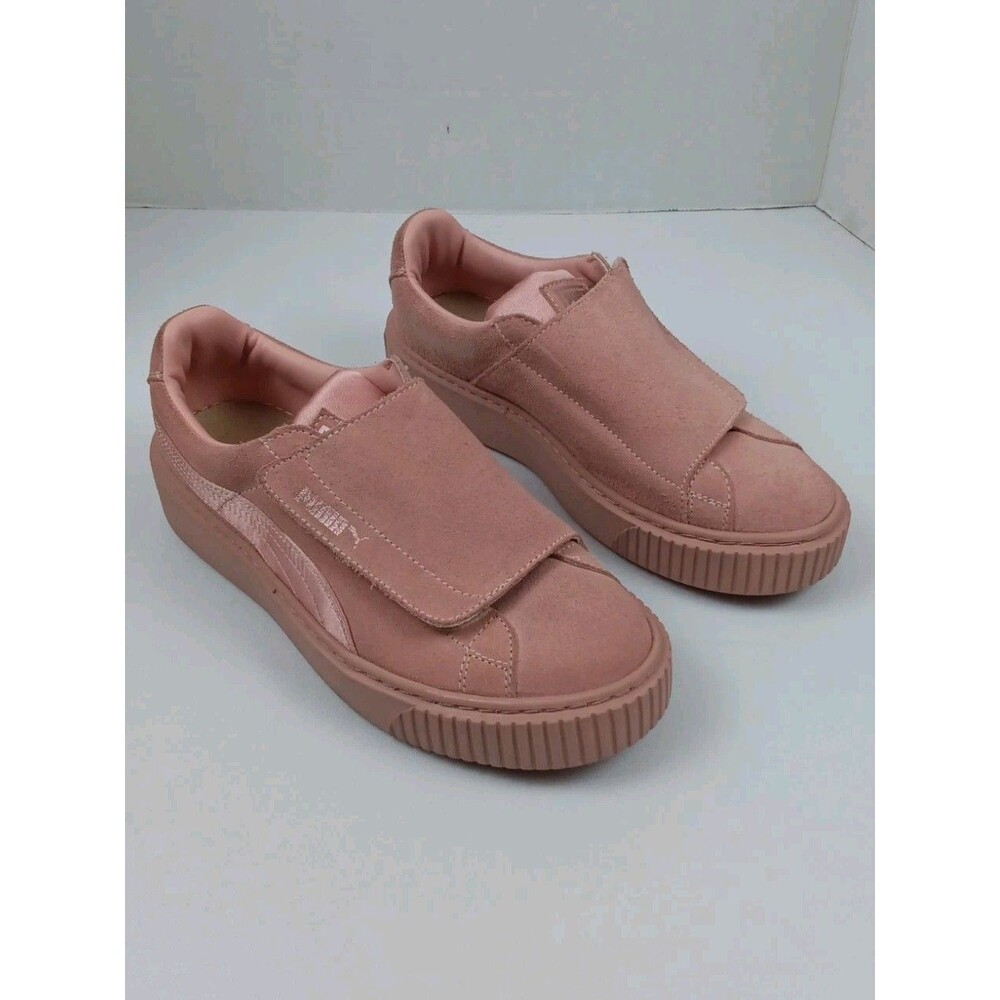 Puma Suede Platform Trace Strap Pink Tint Women's Size 6.5 Sneakers 366009-01